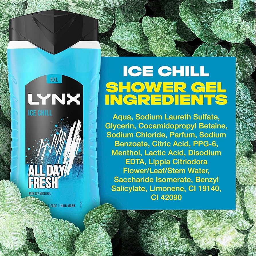 Lynx Shower Gel Ice Chill 225ml