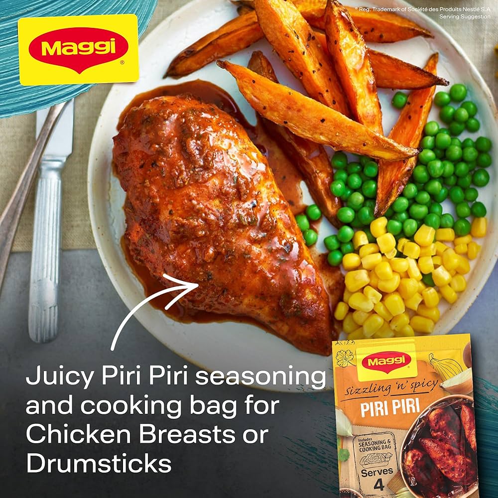 Maggi So Juicy Smoky Piri Piri Chicken 27g