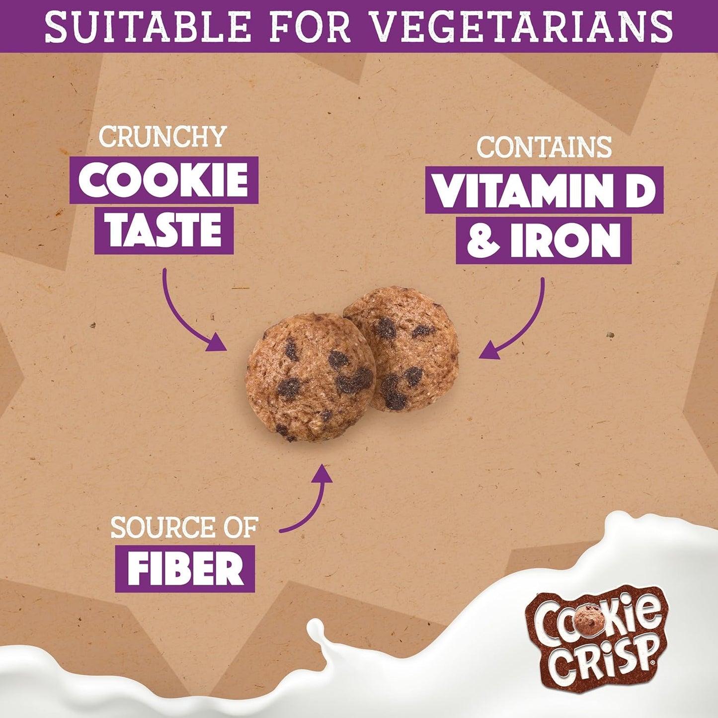 Nestle Cookie Crisp Chocolate Cereal 375g