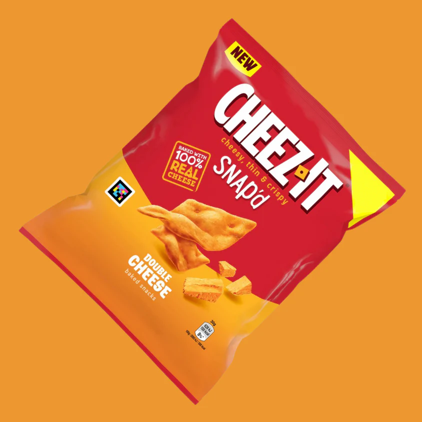 Cheez-It Snap'd Double Cheese Baked Snacks 40g