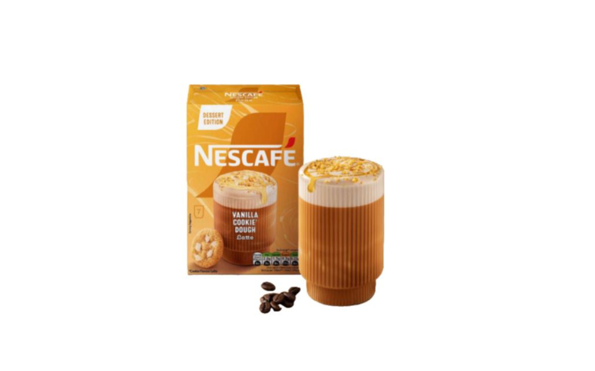 Nescafe Vanilla Cookie Dough Latte Sachets 7 x 19.5g