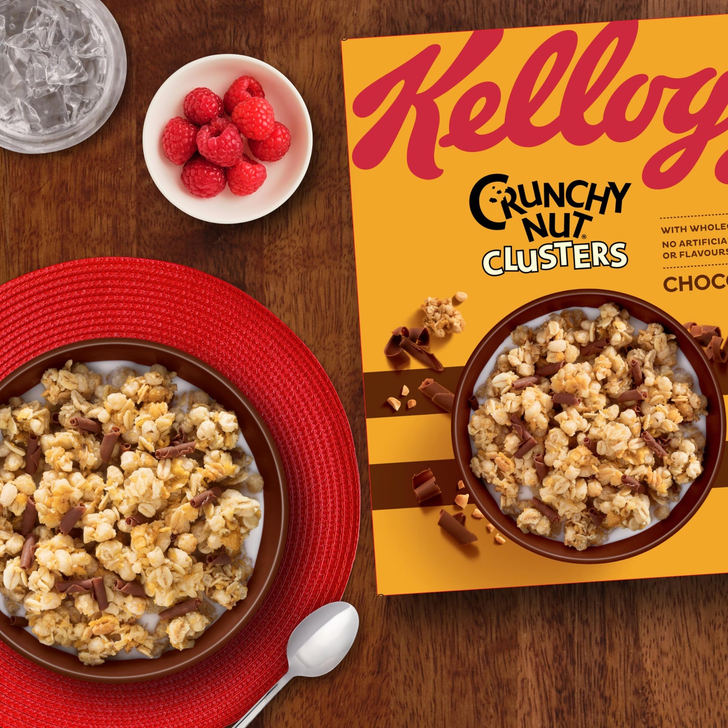 Kellogg's Crunchy Nut Chocolate Clusters Cereal 400g