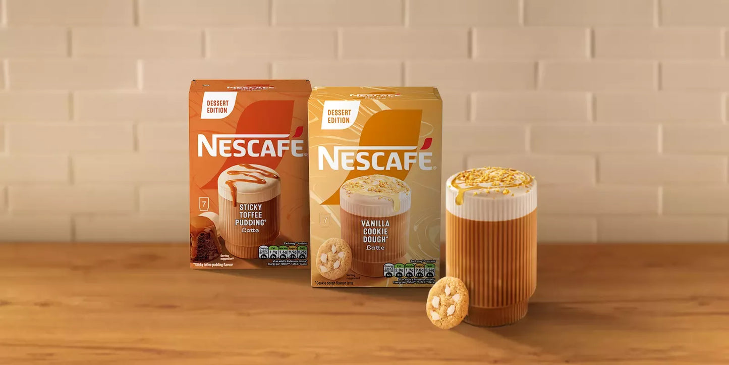Nescafe Gold Sticky Toffee Pudding Latte Sachets 7 x 20g