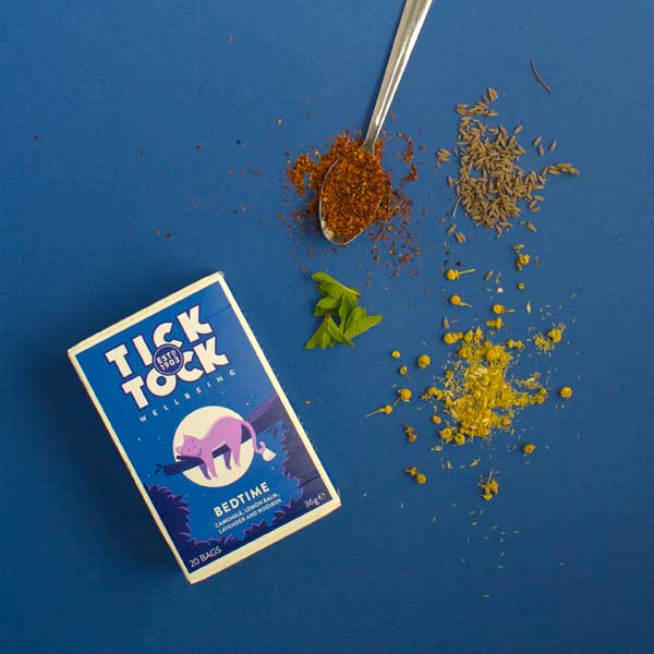 Tick Tock Wellbeing Bedtime 20 Tea Bags 36g