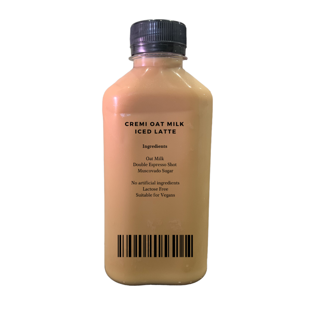 Cremi Oat Milk Iced Latte Made Fresh with Brazilian Arabica Beans 250ml