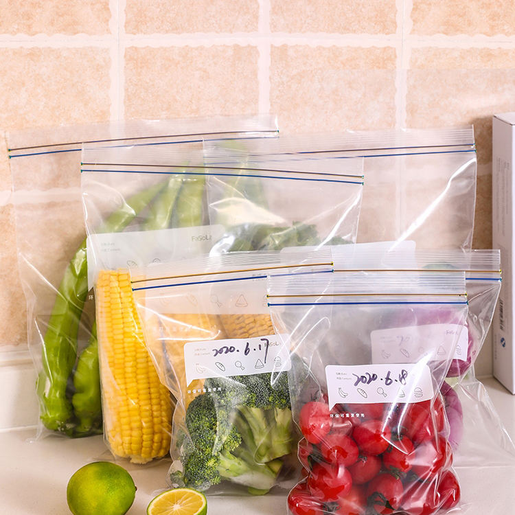 TidyZ Double Zipper Food Bags 30 Packs
