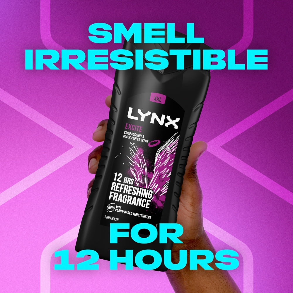Lynx Shower Gel Refreshing Excite 225ml