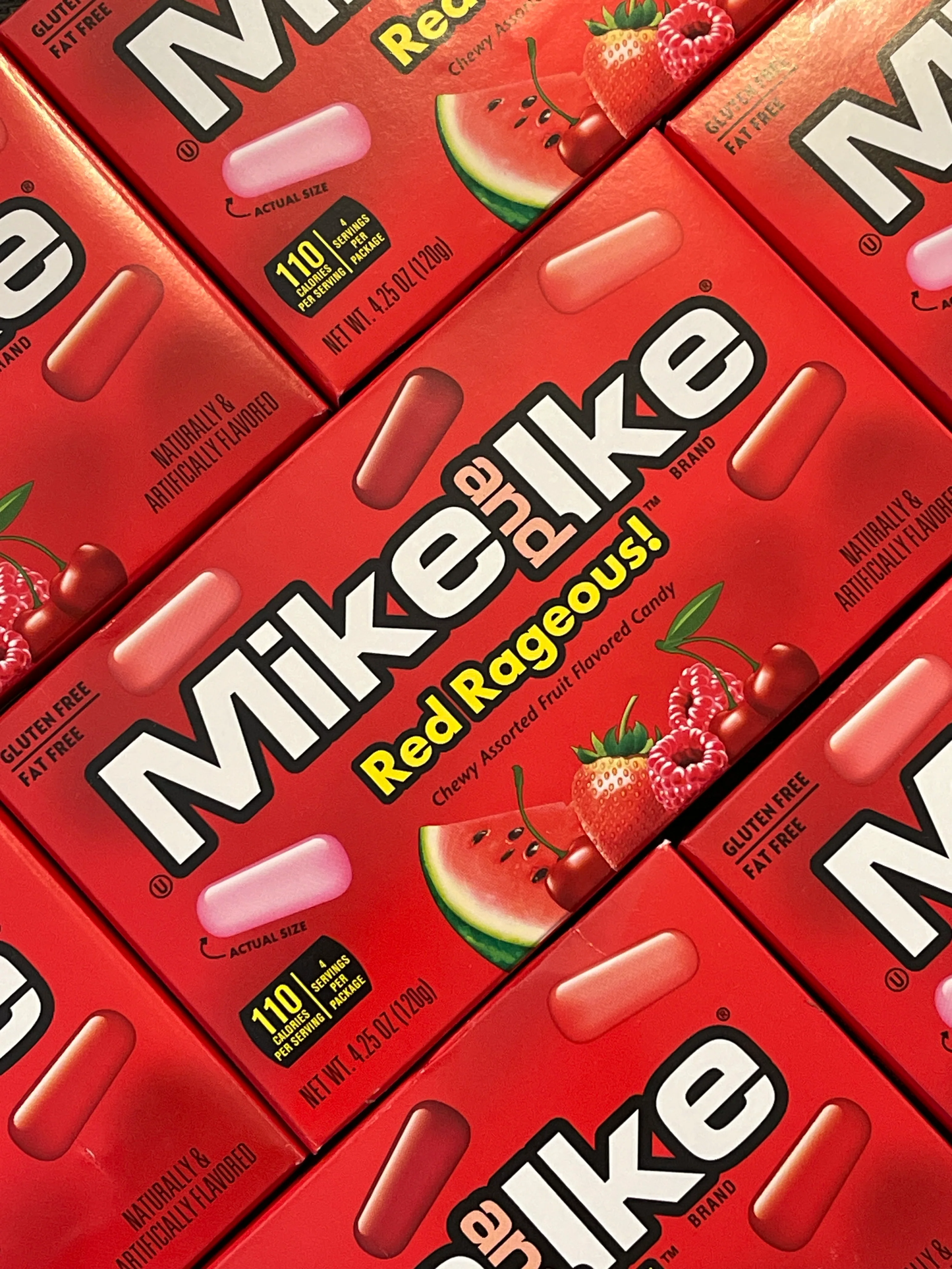 Mike & Ike Red Rageous Chewy Candy 120g