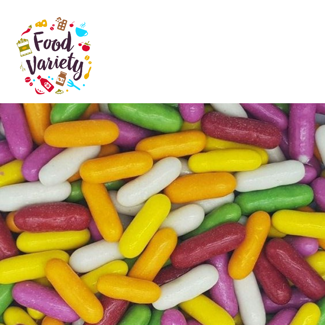 Food Variety Liquorice Comfits Sugar Coated Liquorice Pieces Fruit Flavour Gums