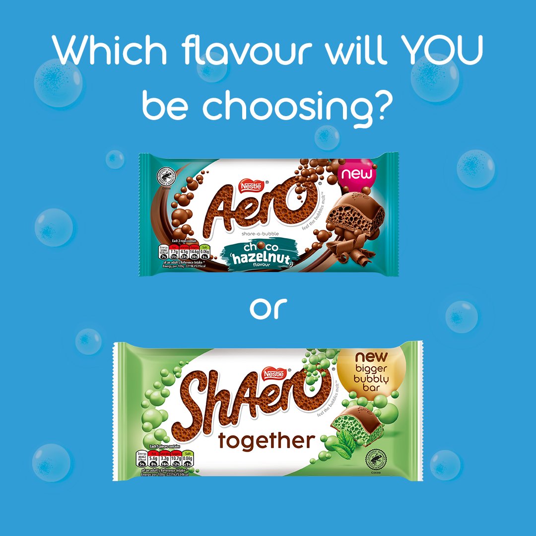 Aero Hazelnut Flavour Choco 90g