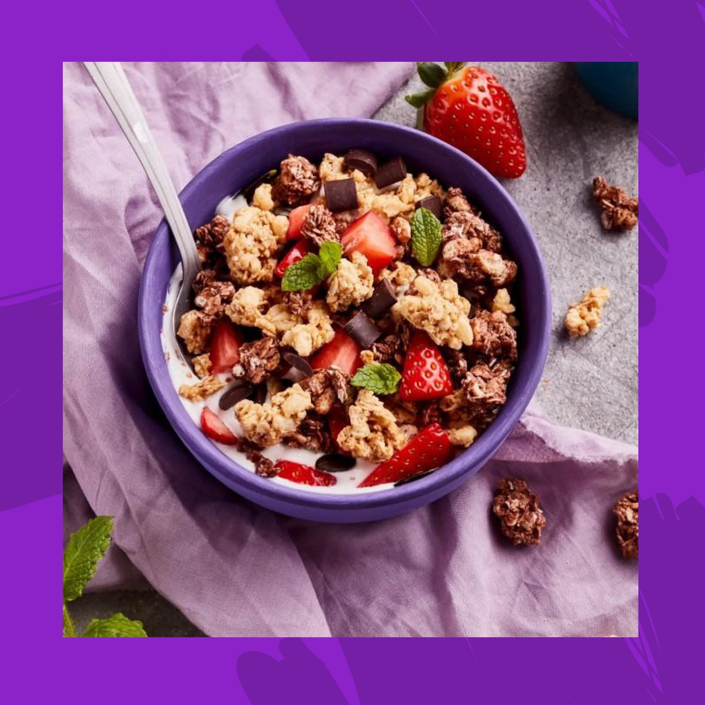 FUEL Protein Boosted Chocolate Chunks Granola Cereal 400g