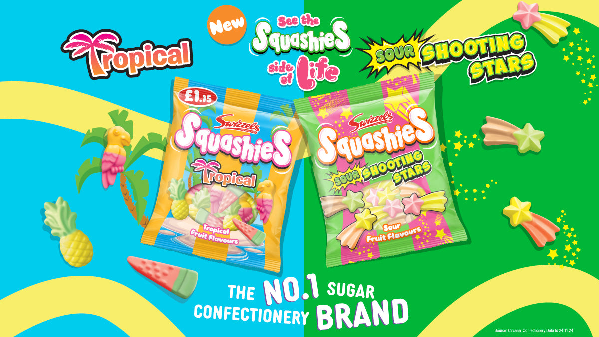 Swizzels Squashies Tropical 100g