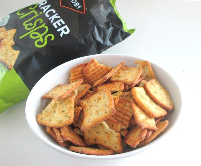 Jacobs Sour Cream & Chive Cracker Crisps Sharing Bag Snacks 150g