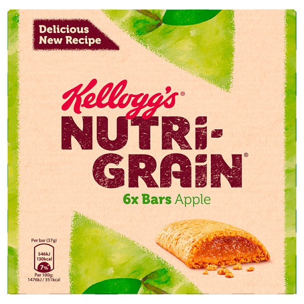 Kellogg’s Nutri Grain Apple 6xBars 222g