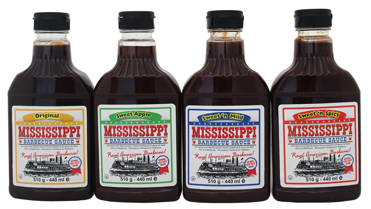 Mississippi Barbecue sauce sweet apple 440ml