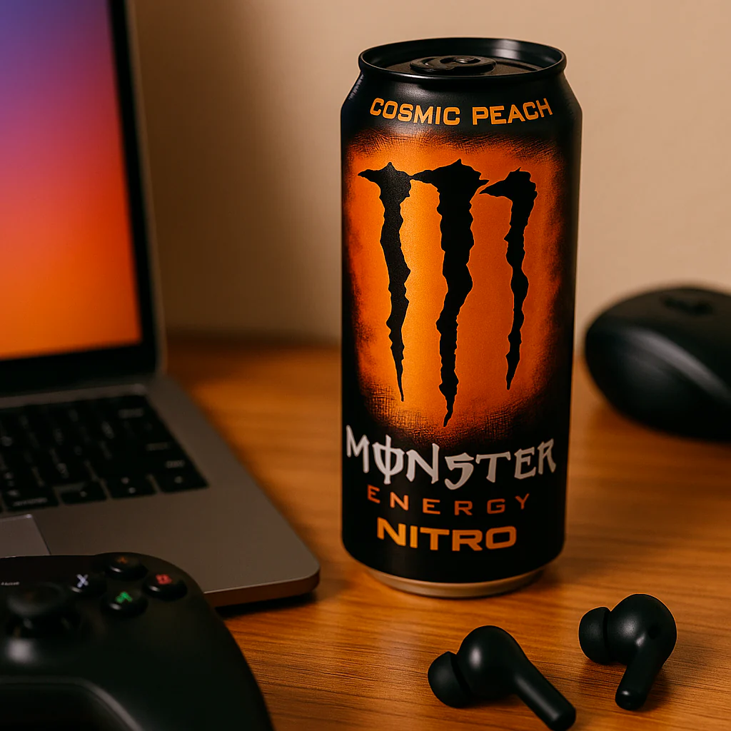 Monster Nitro Cosmic Peach Energy Drink 500ml