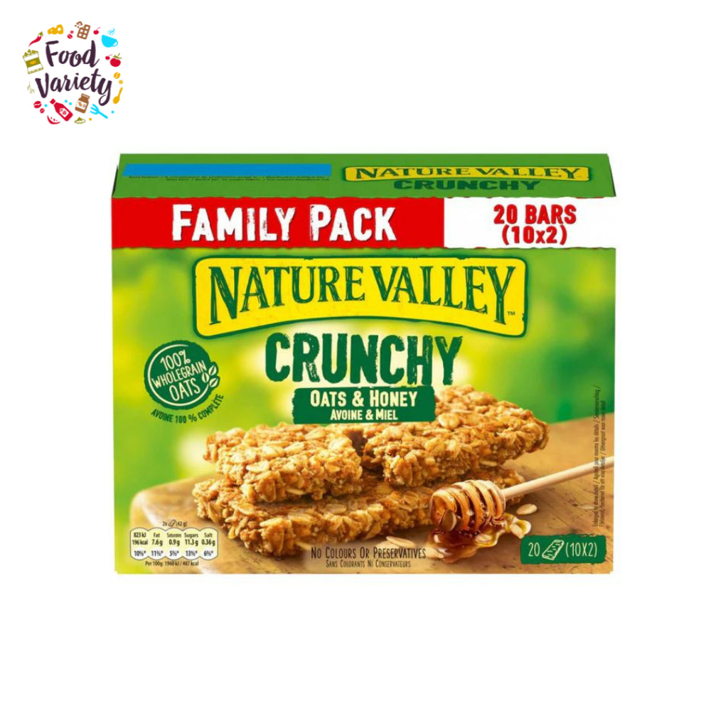 Nature Valley Crunchy Variety Pack Cereal Bars 10x2 Pack