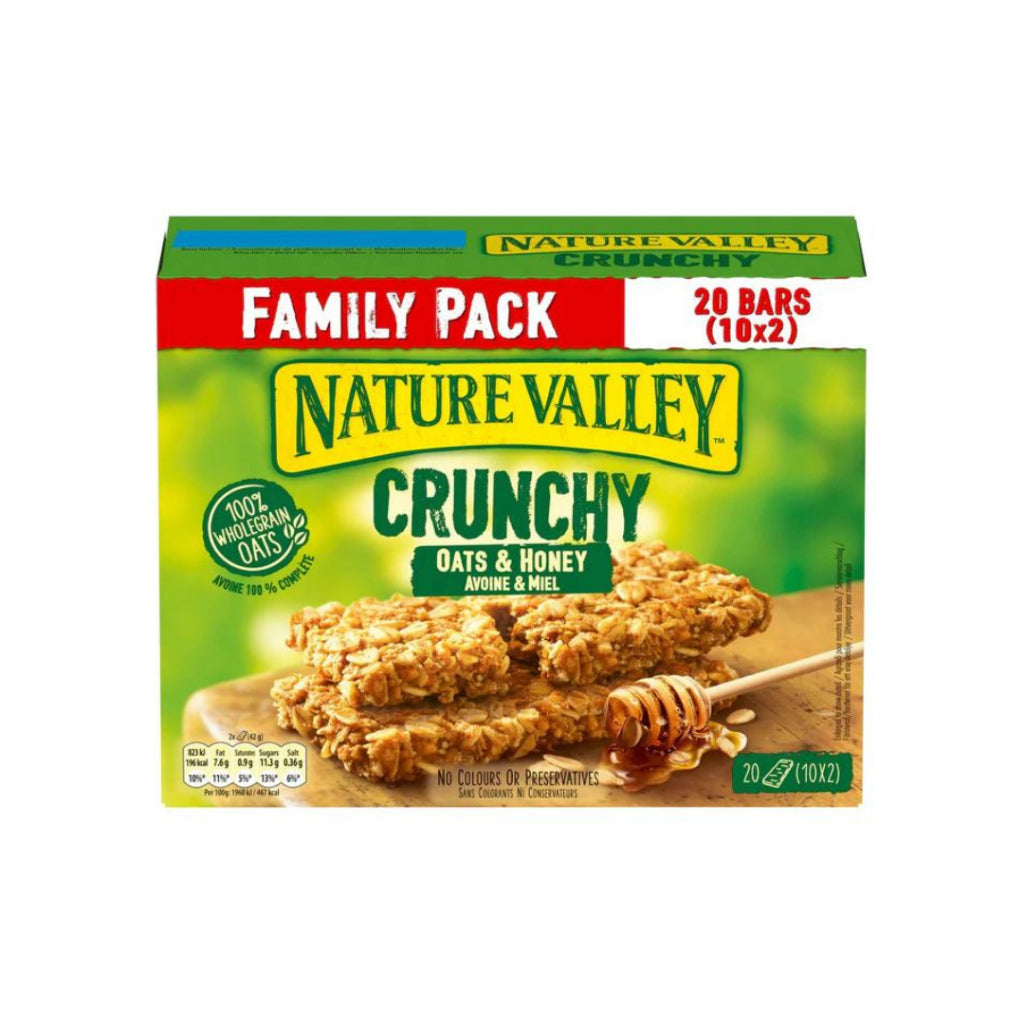 Nature Valley Crunchy Variety Pack Cereal Bars 10x2 Pack