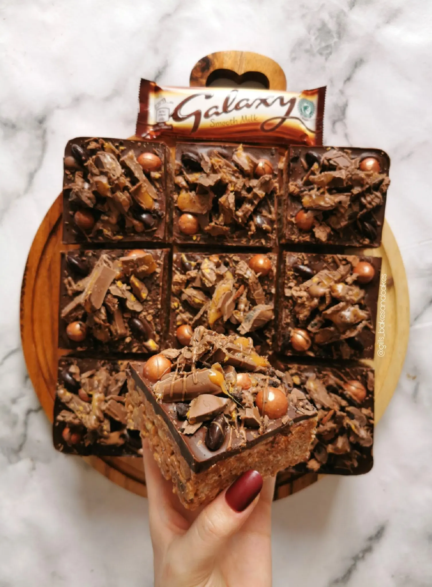 Galaxy Cookie Crumble & Milk Chocolate Block Bar 114g