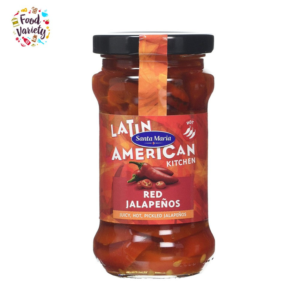 Santa Maria Latin American Kitchen Red Jalapenos 200g