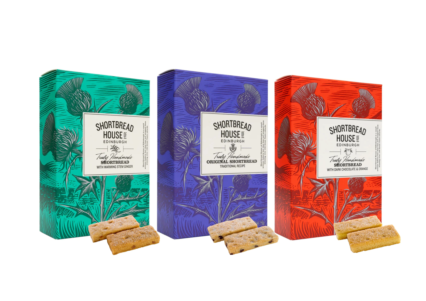 Shortbread House of Edinburgh Selection Box 500g ชอร์ตเบรดเฮาส์ ออฟ เอดินบะระ ซีเล็คชั่น บ็อกซ์ 500 กรัม