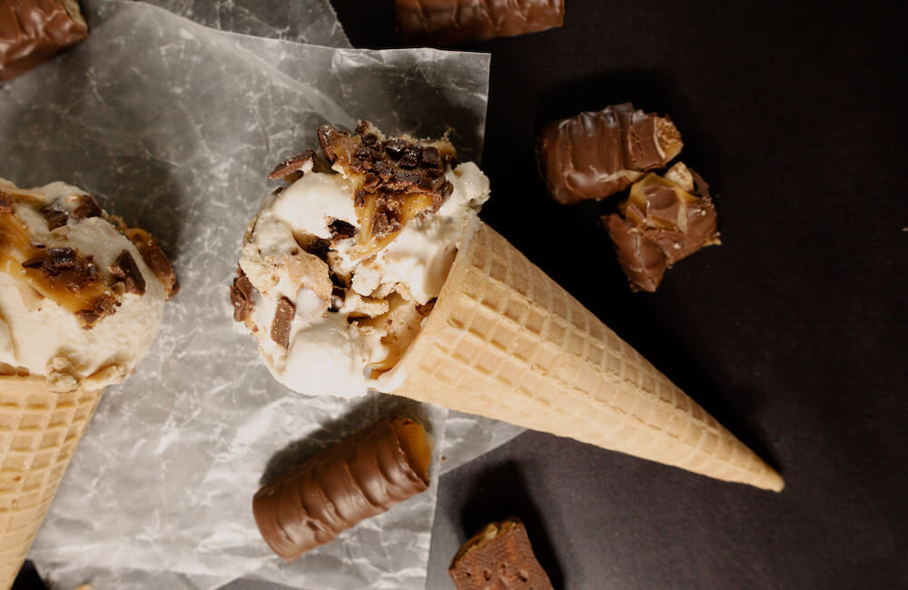 Twix Chocolate & Caramel Ice Cream 4pk
