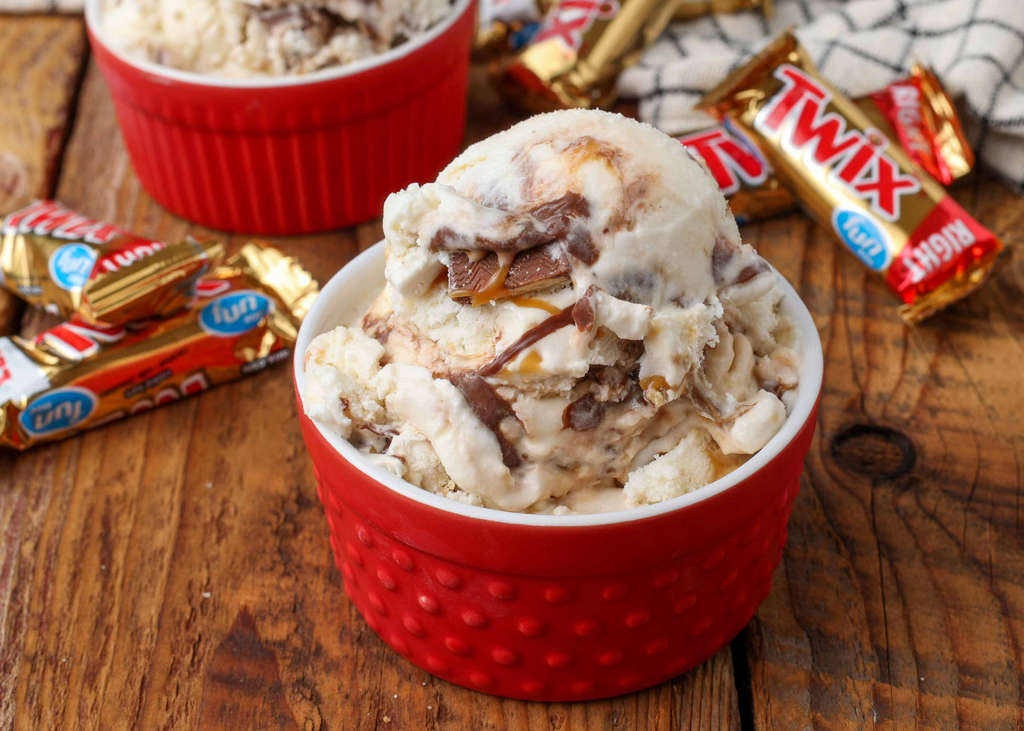 Twix Chocolate & Caramel Ice Cream 4pk