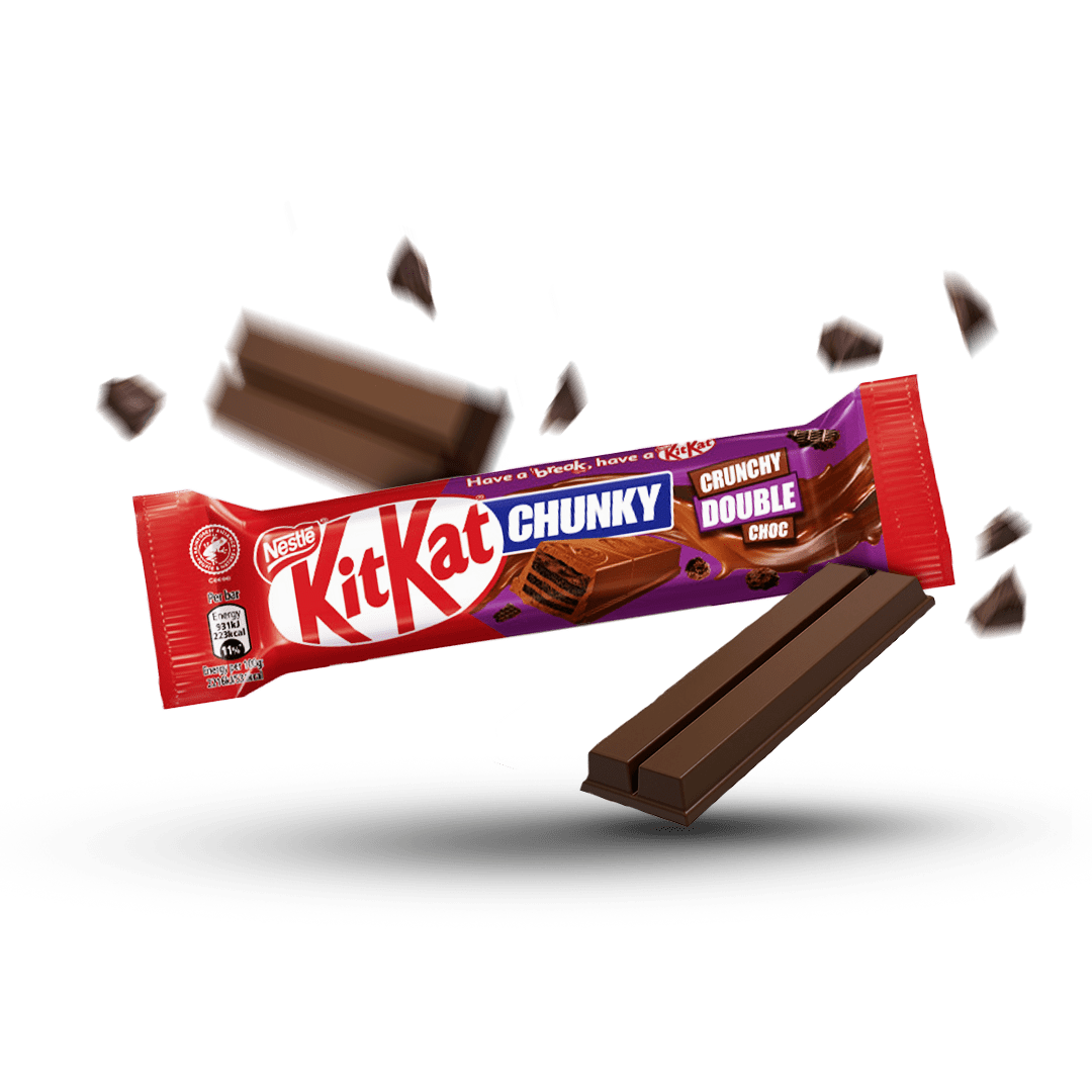 Nestle Kit Kat Chunky Double Chocolate Multipack 4 x 34g