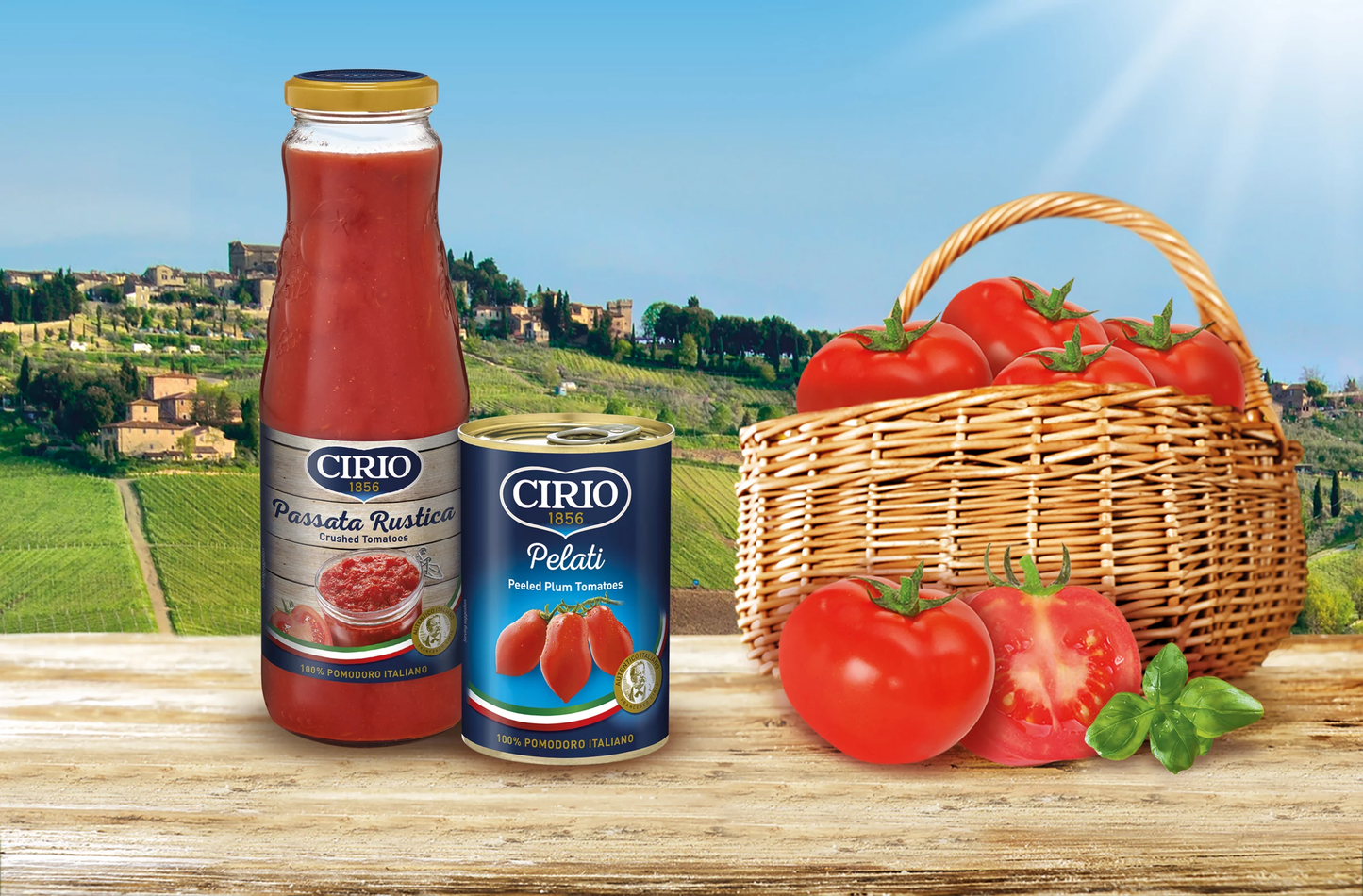 Cirio Whole Peeled Plum Tomatoes 400g