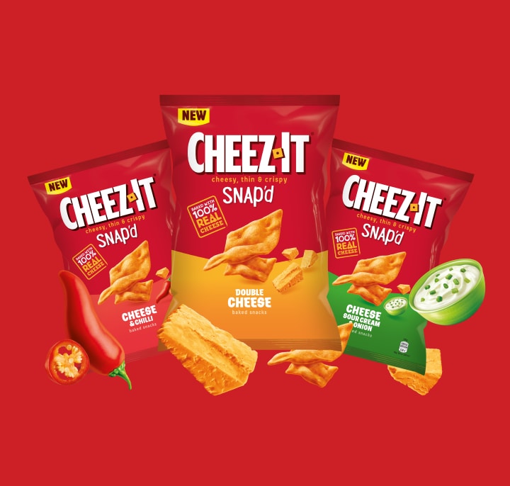 Cheez-It Snap'd Double Cheese Baked Snacks 40g