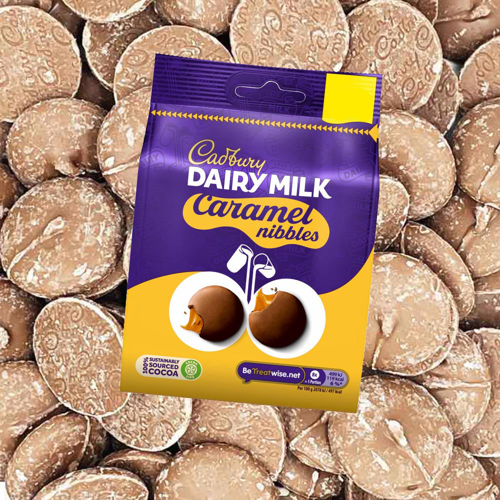 Cadbury Dairy Milk Caramel Chocolate Nibbles 100g