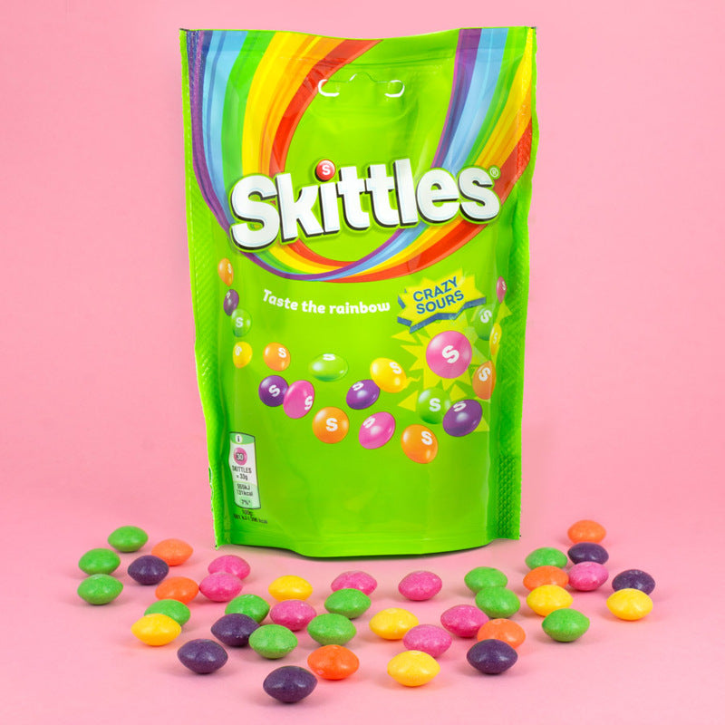 Skittles Crazy Sours Sweets Treat Bag 109g