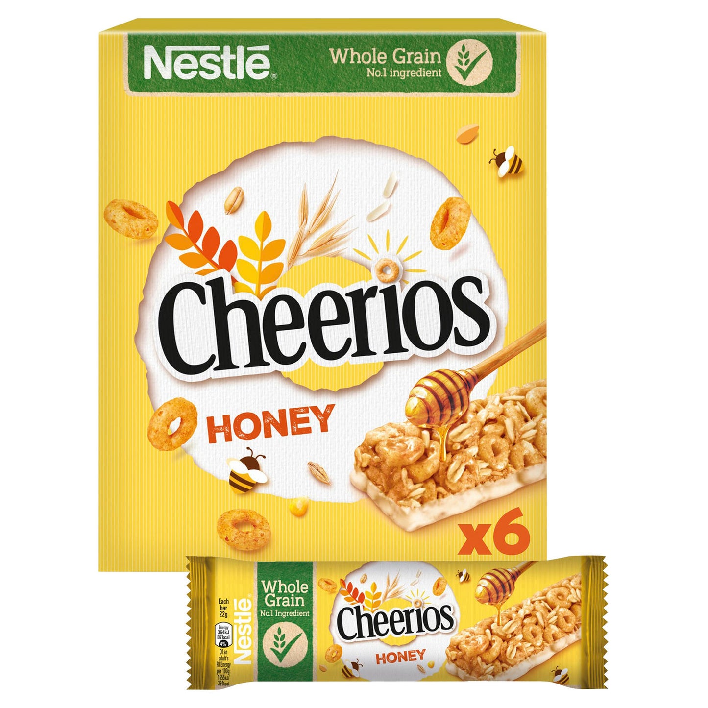 Nestle Cheerios Honey Breakfast Ceral Bars 132g