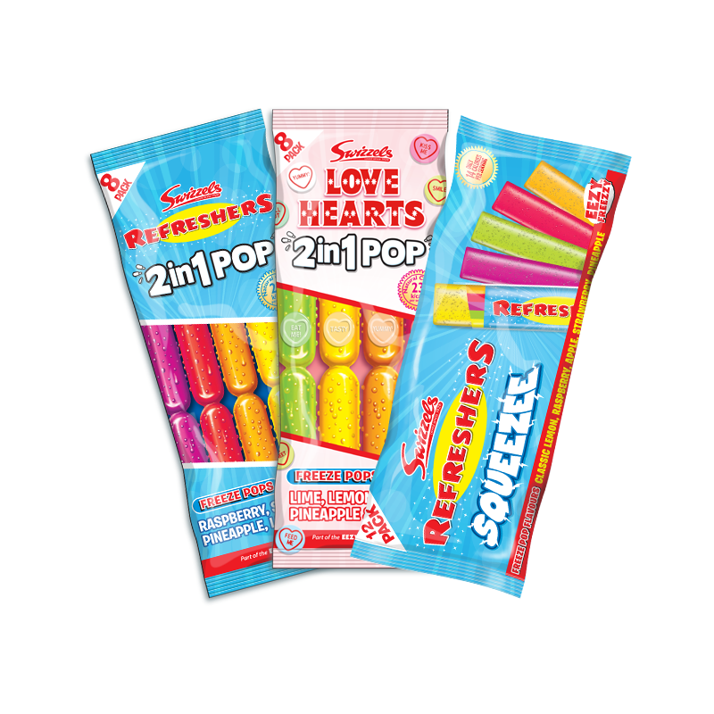 Swizzels Refreshers 2 in 1 Ice Batons 600ml