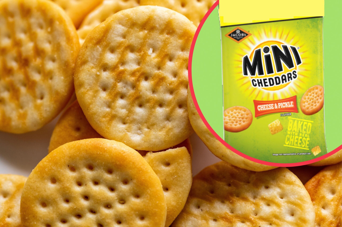 Jacob's Mini Cheddars Cheese & Pickle Biscuit 90g