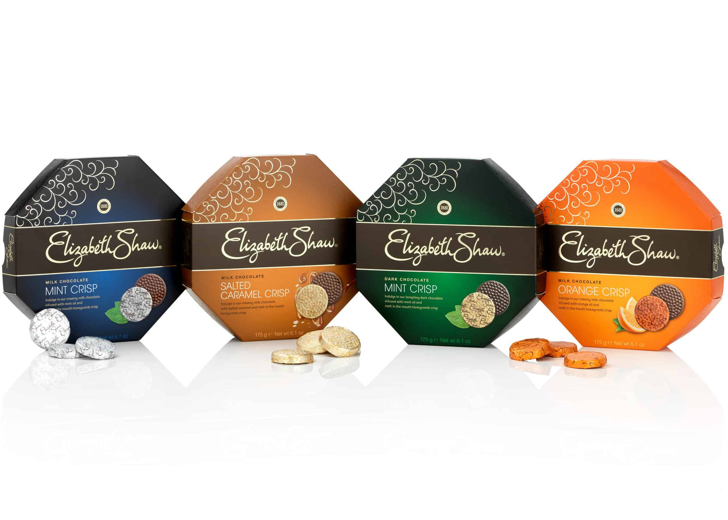 Elizabeth Shaw Orange Honeycomb Crisp 162g