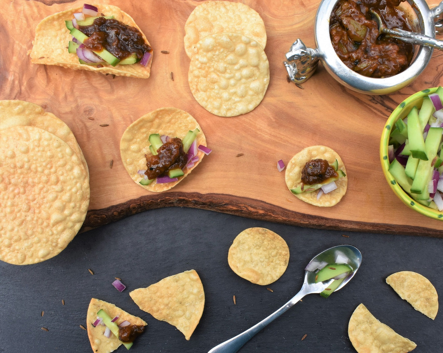 Laila Mango Chutney Poppadoms 75g