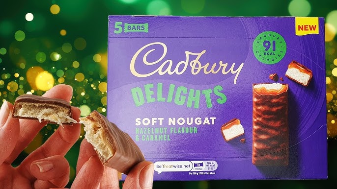 Cadbury Delight Soft Nougat Hazelnut & Caramel 88g