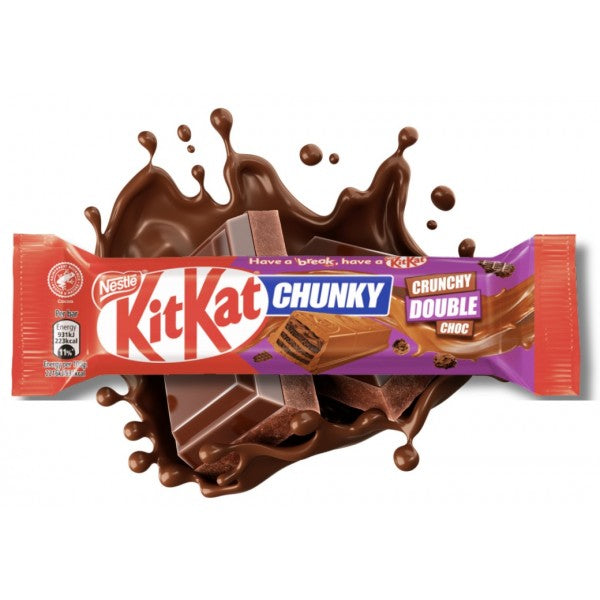 Nestle Kit Kat Chunky Double Chocolate Multipack 4 x 34g