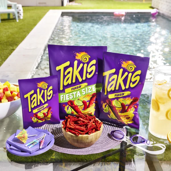 Takis Fuego Seasoned Chilli Corn Snack 100g