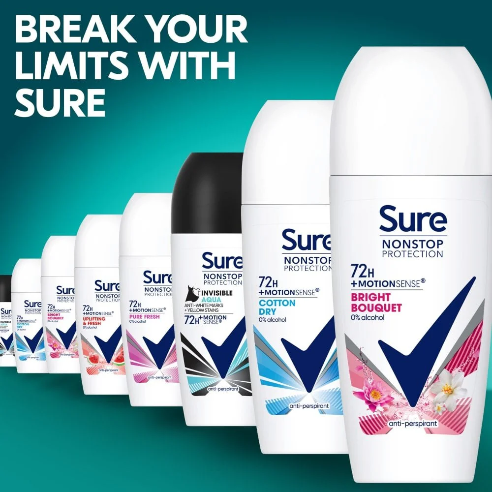 Sure Women Bright Bouquet Anti-Perspirant Deodorant Roll On 50ml
