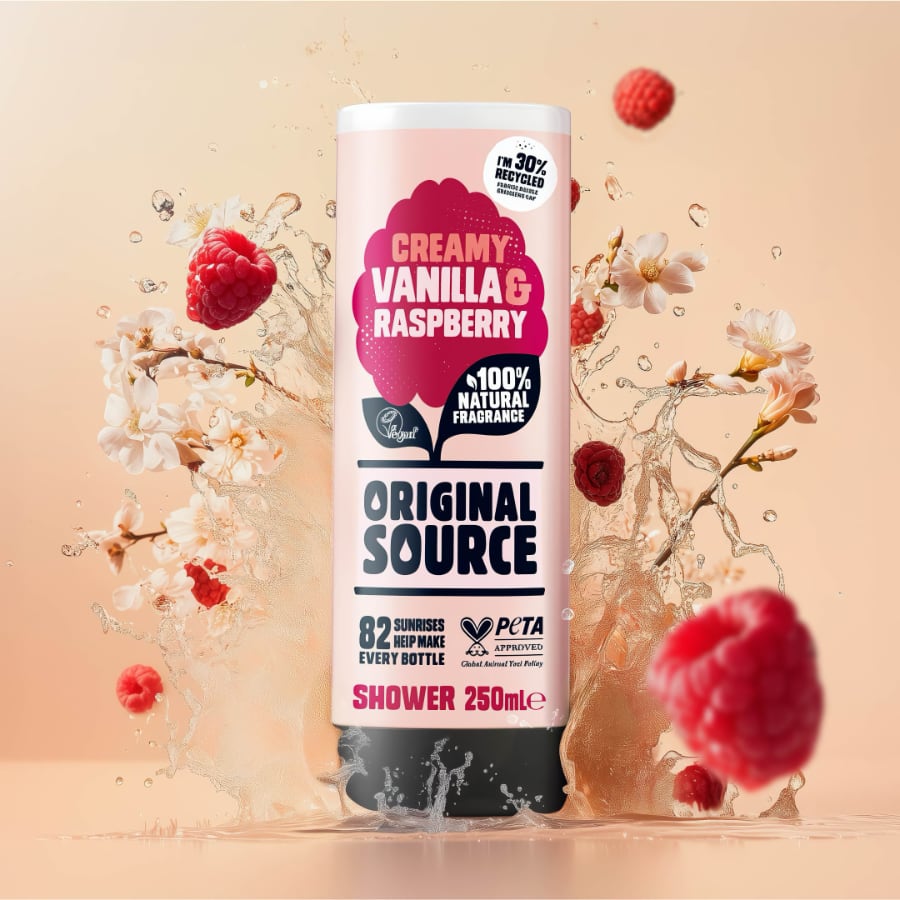 Original Source Vanilla Milk & Raspberry Shower Gel 250ml