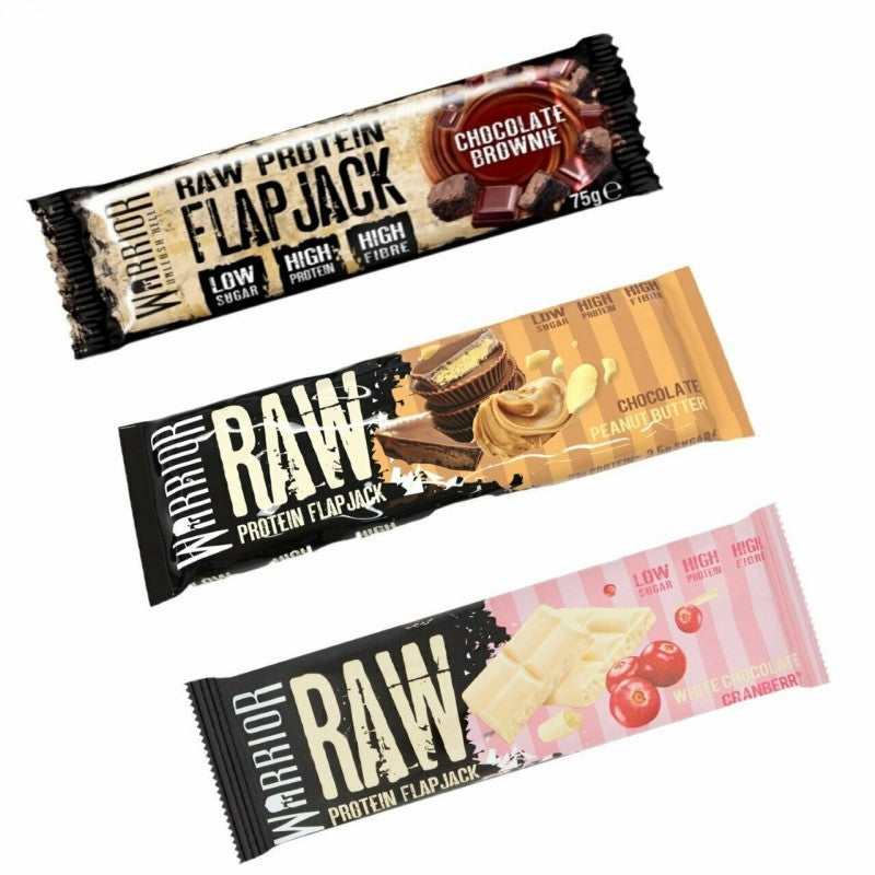 Warrior Raw Protein Flapjack Chocolate Brownie 75g