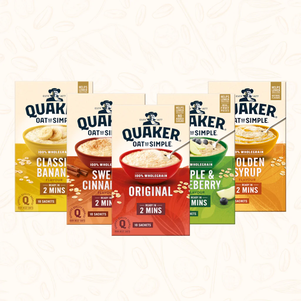 Quaker Original Oat So Simple Sachets 432g
