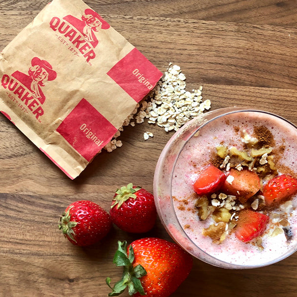 Quaker Protein Strawberries & Cream Porridge 8 Pack 336g