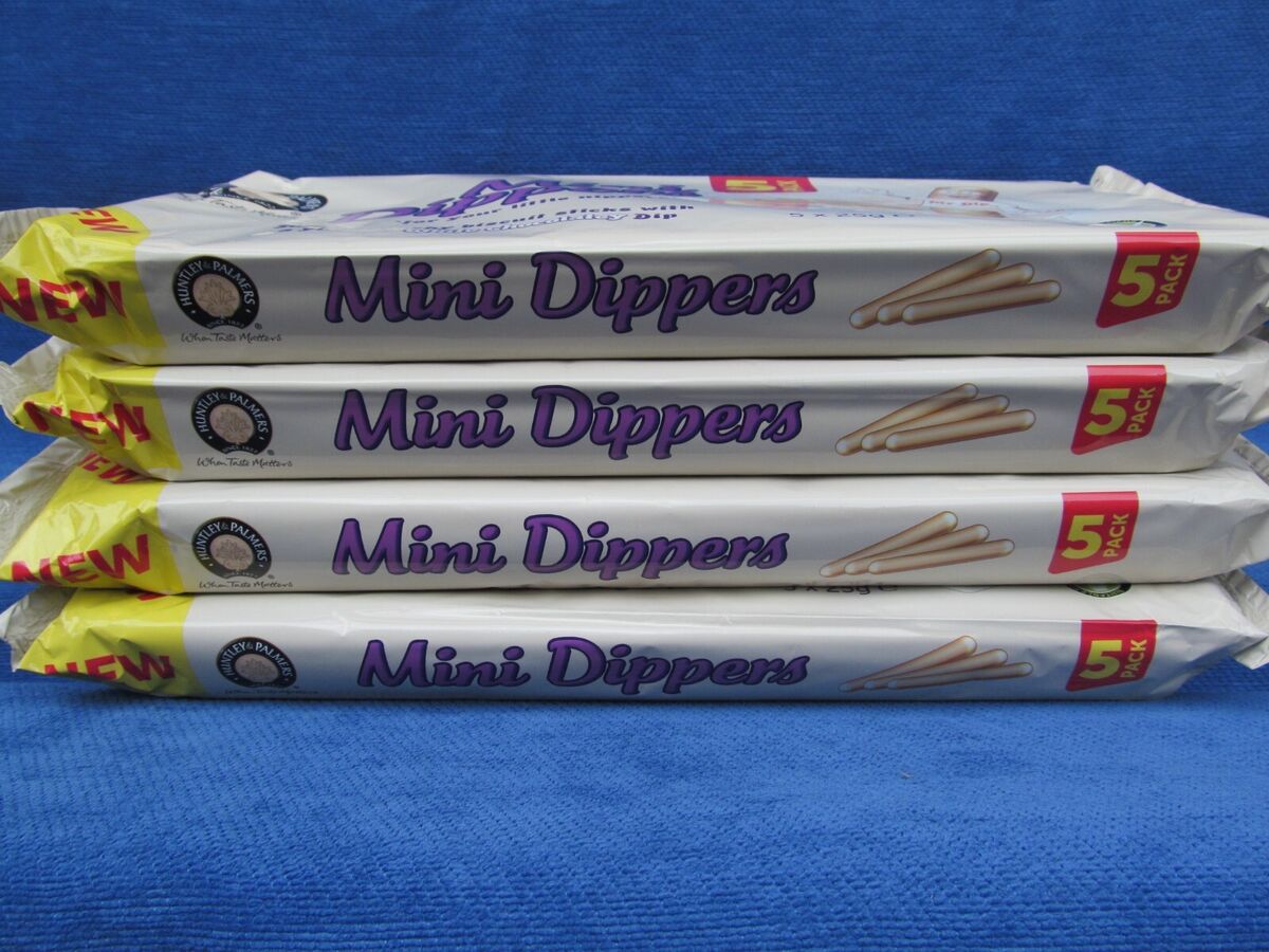 Huntley & Palmer White Chocolate Mini Dippers 125g
