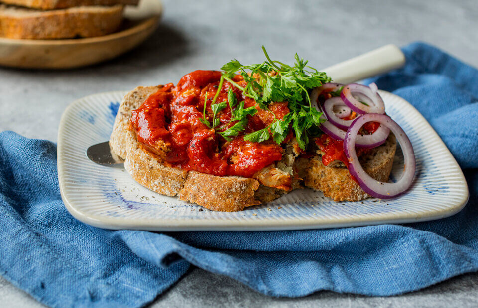 John West Skinless and Boneless Mackerel Fillets in Tomato Sauce 115g