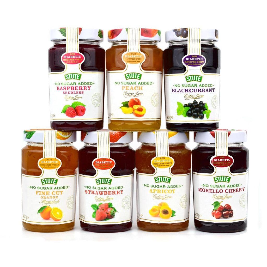 Stute No Sugar Added Raspberry Seedless Extra Jam 430g
