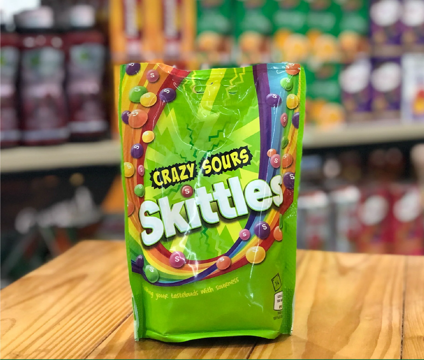 Skittles Crazy Sours Sweets Treat Bag 109g
