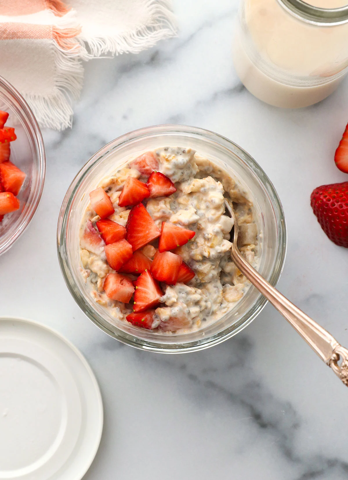Quaker Protein Strawberries & Cream Porridge 8 Pack 336g